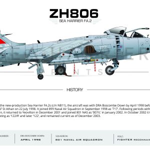 ZH806 Sea Harrier FA.2  800 NAS  122