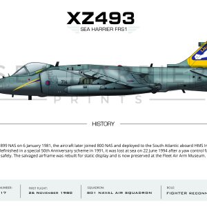 XZ493 Special 50th Anniversary Livery
