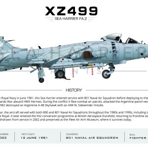 XZ499 Sea Harrier FA.2  801 NAS  003